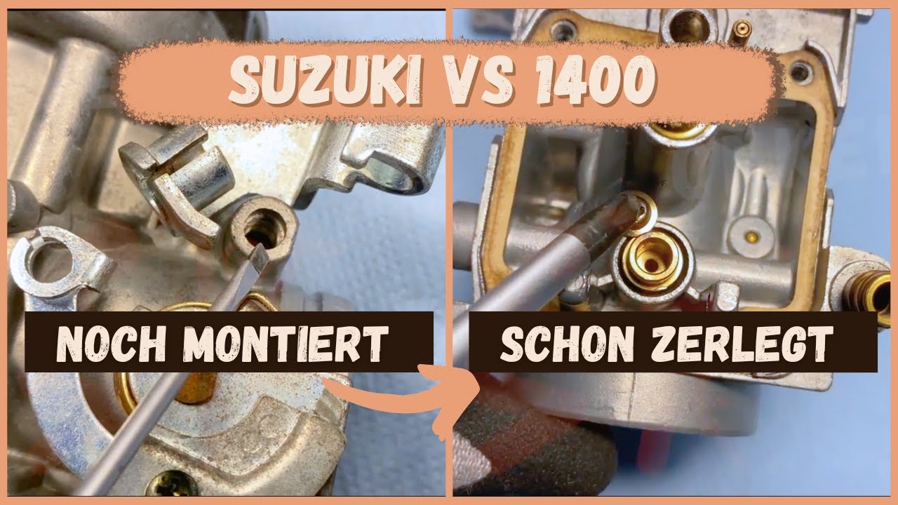 Vergaser Suzuki VS1400 Intruder zerlegen Intruder, Schritt für Schritt vom Vergaseronkel