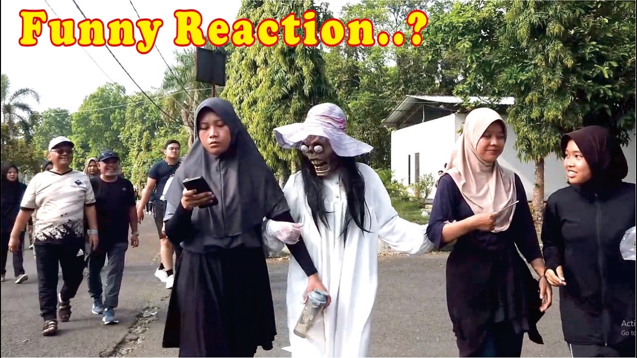 Ada Hantu di belakangmu || Ghost Prank in Public