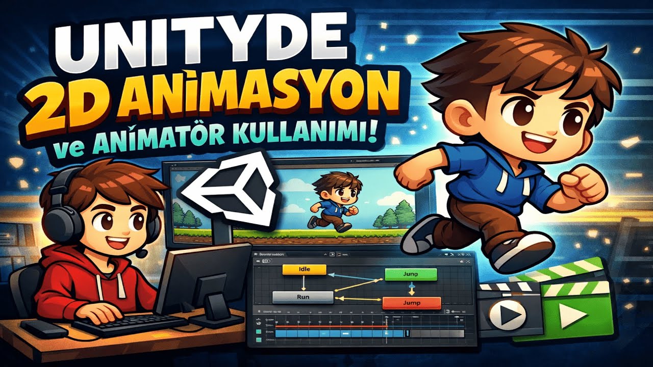 Unity’de 2D Animasyon Nasıl Yapılır? | Animator Kullanımı