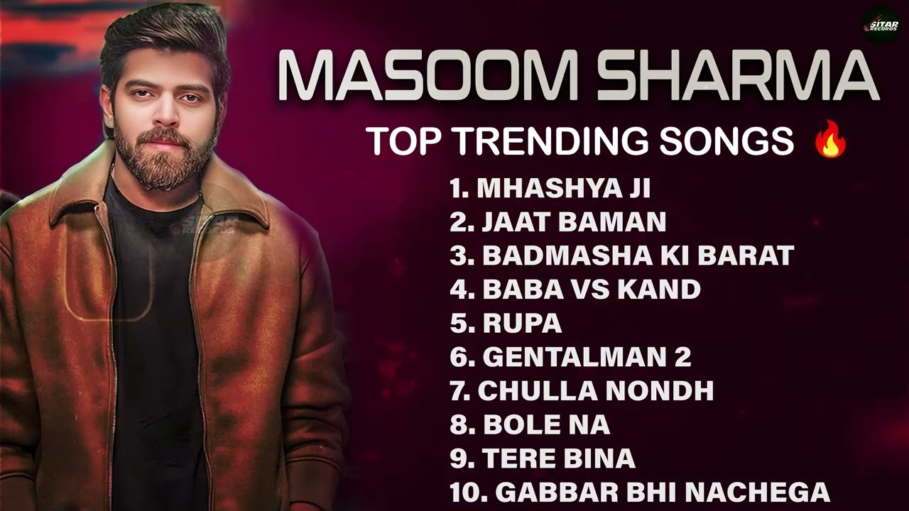 Masoom Sharma Dj Hits | Nonstop Hits of Masoom Sharma | JukeBox 2025 | New Haryanvi Songs 2025