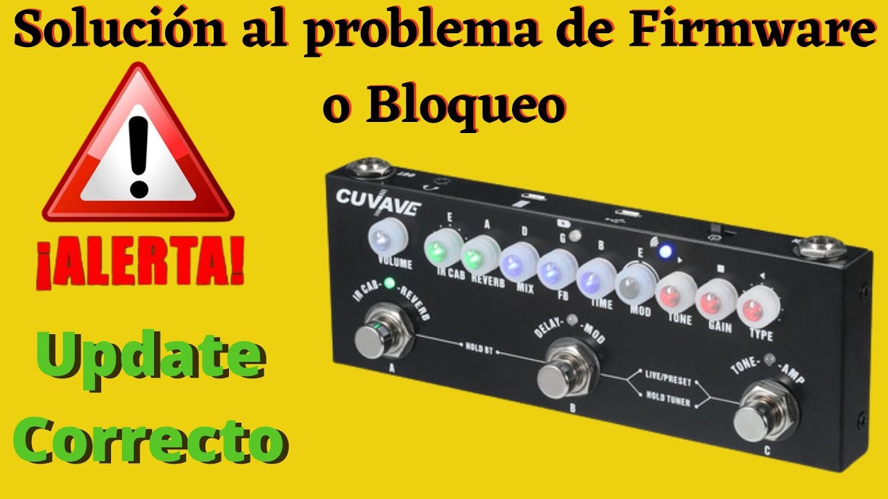 Solución del problema de FIRMWARE o PEDAL BLOQUEADO del Cuvave Baby (Última actualización)