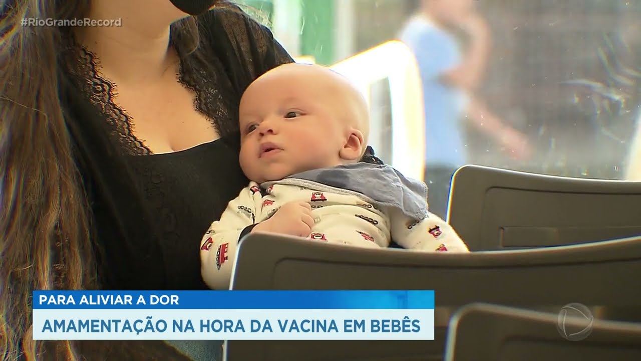 Para aliviar a dor: amamenta&ccedil;&atilde;o na hora da vacina em beb&ecirc;s