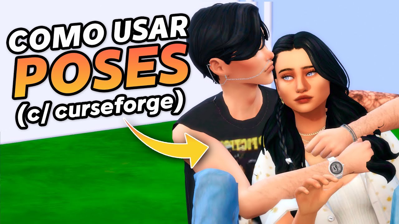 COMO BAIXAR E USAR POSES NO THE SIMS 4 (AGORA COM O CURSEFORGE)