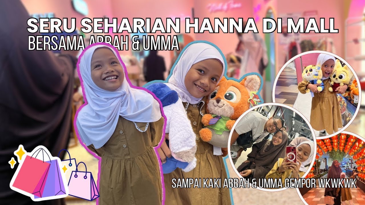 Hanna Happy Seharian di Mall 🛍️🍜🍦 Full Kegiatan Seru & Lucu! #dailyvloganak #fyp #vlogindonesia