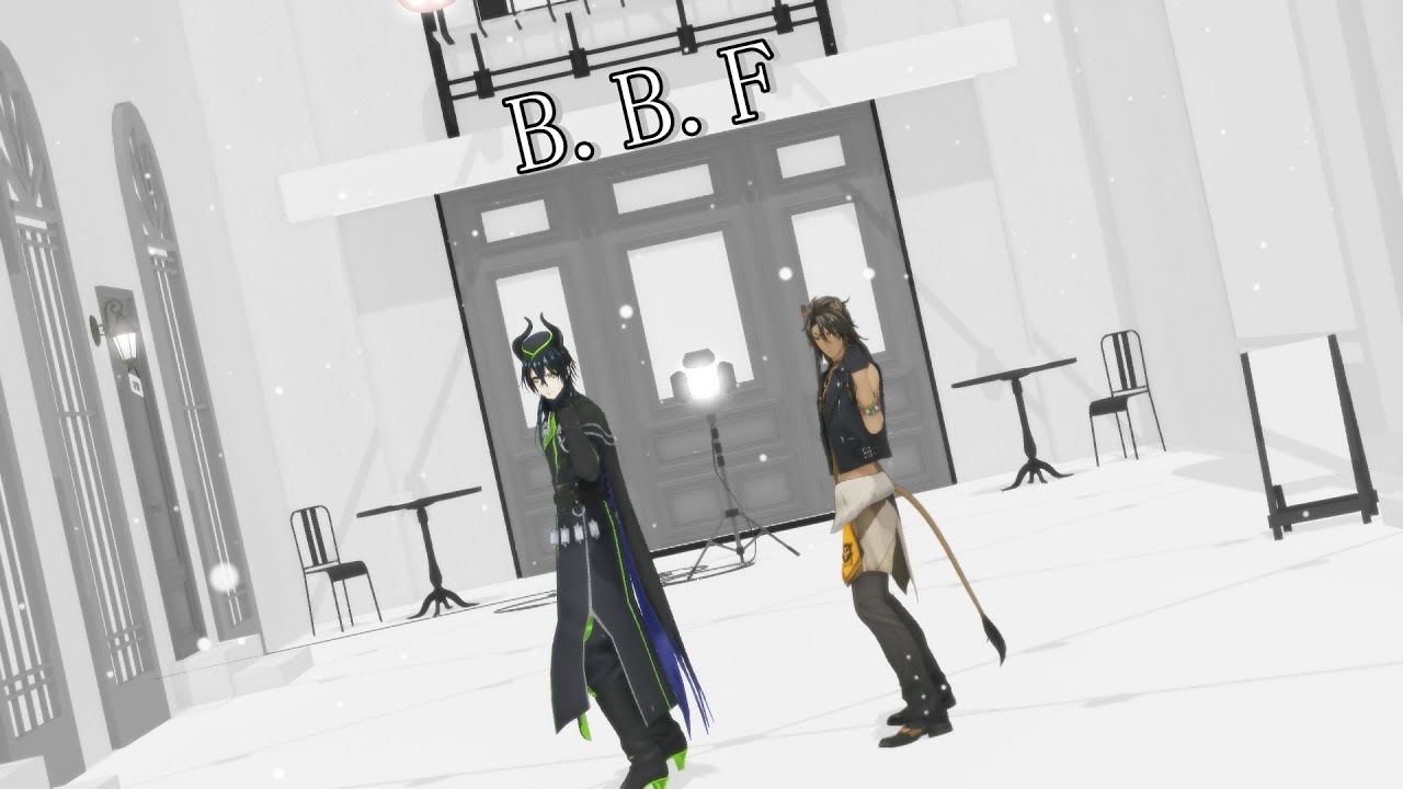 [MMDツイステ] B.B.F  [Malleus , Leona]