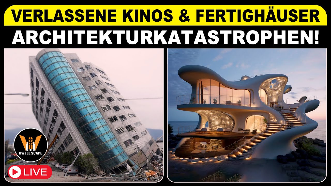 🔴Verlassene Kinos, Fertigh&auml;user & Architekturkatastrophen! | LIVE
