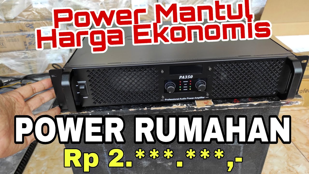 ASHLEY PA350 POWER RUMAHAN || LISTRIK 450VA MAMPU...