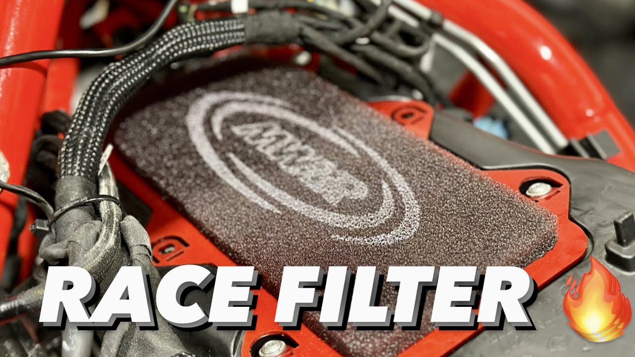 Fitting a MWR Race Air Filter: Ducati Hypermotard 950 SP