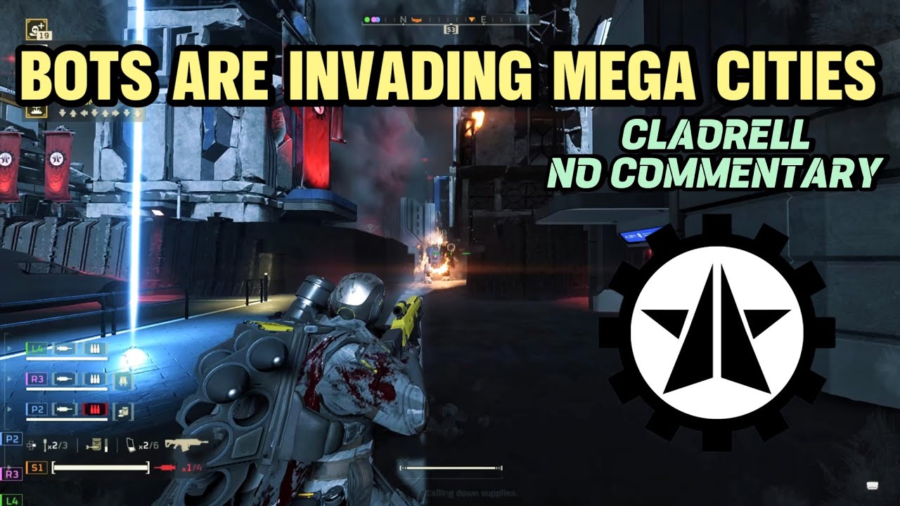 Helldiver 2: Bots are invading mega cities | Max Difficulty ( no commentary)