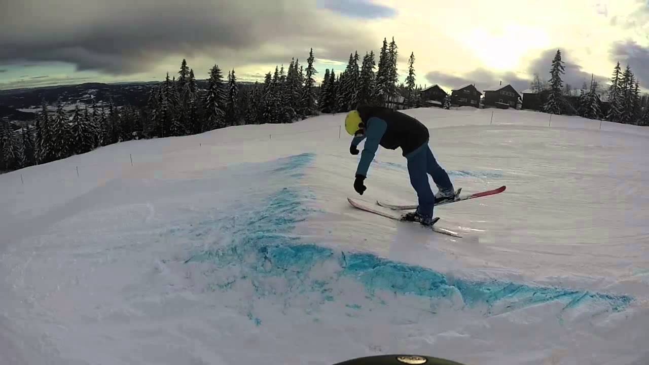 Norefjell skisenter 2015 || Frontflip || Twintip || GoPro