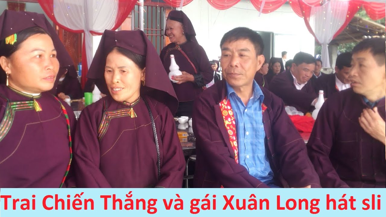 .Trai Chiến Thắng và gái Xuân Long hát sli lễ tân gia #hatslilangson