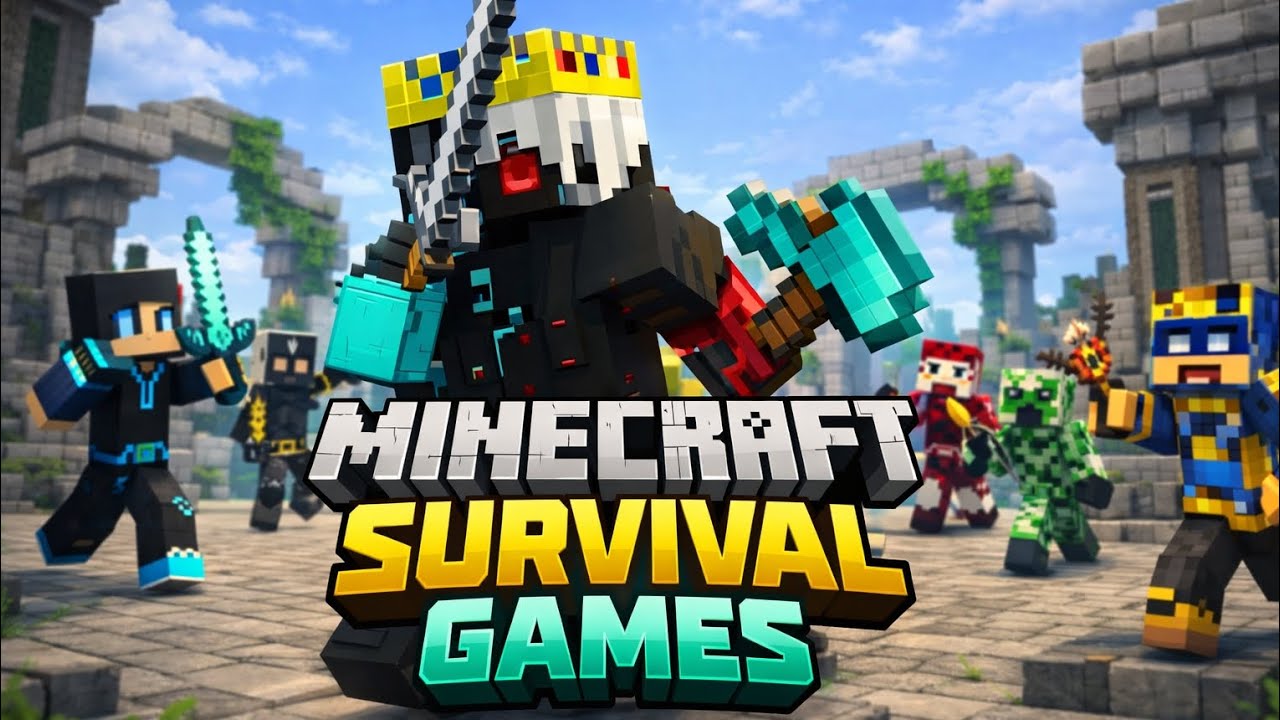 Minecraft Play Hive server in Survivel Game #minecraft #gaming 