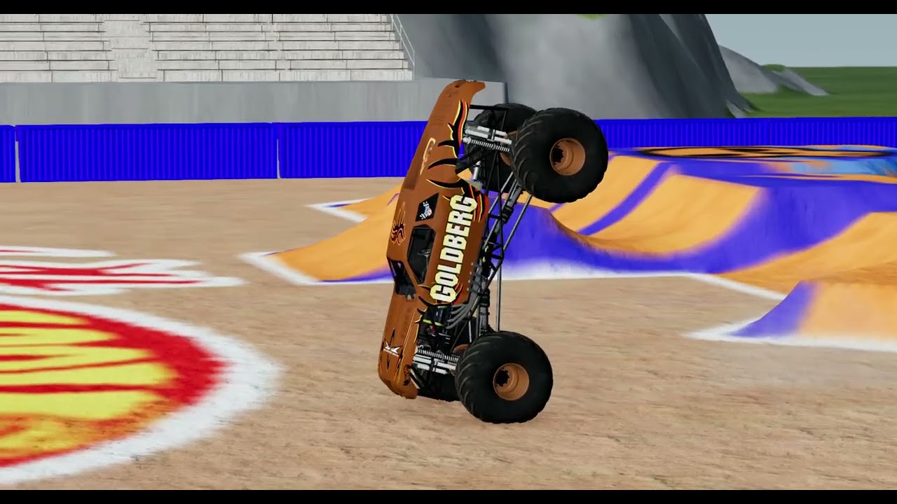 GOLDBERG monster truck moonwalk
