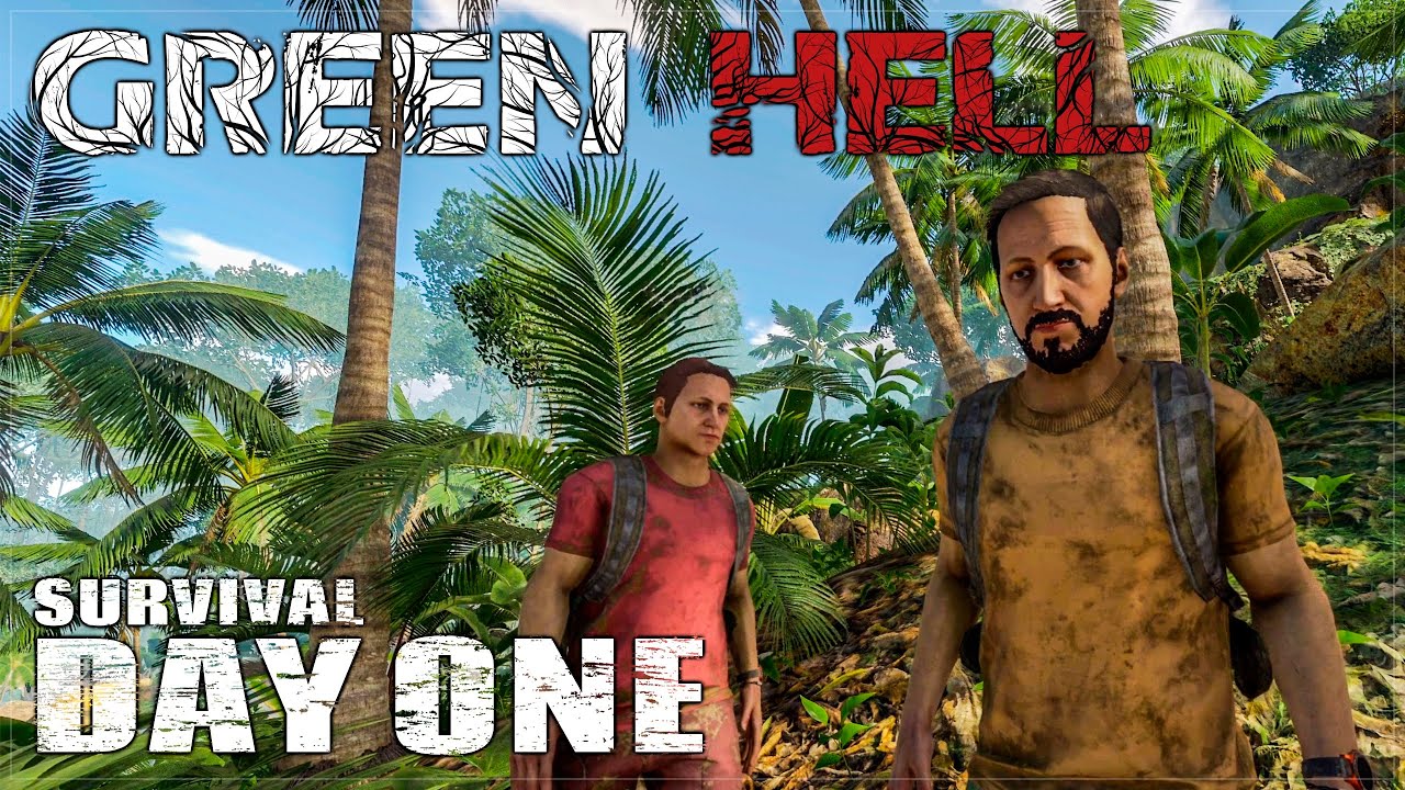SETTLING INTO SURVIVAL DAY ONE | Green Hell Multiplayer Gameplay | 01