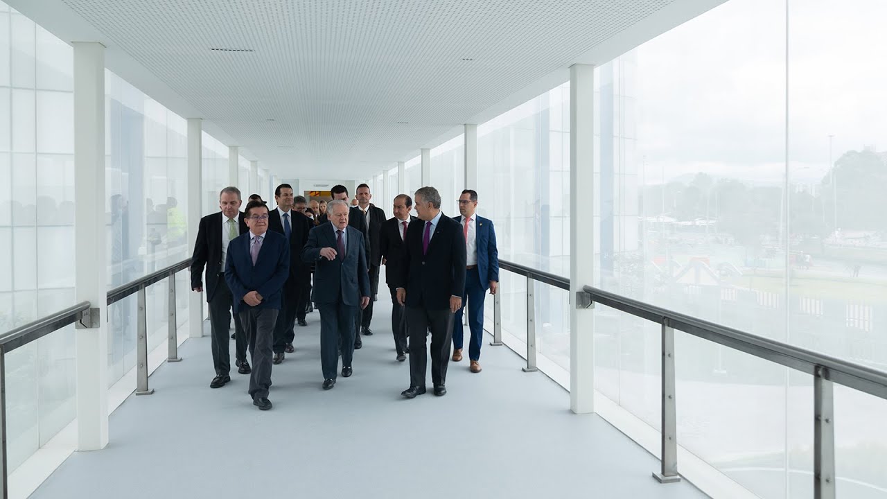Presidente Iván Duque en la visita al Centro de Tratamiento e Investigación sobre Cáncer, CTIC