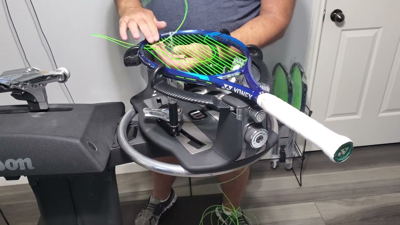2018 Yonex Ezone 100 step by step stringing instructions