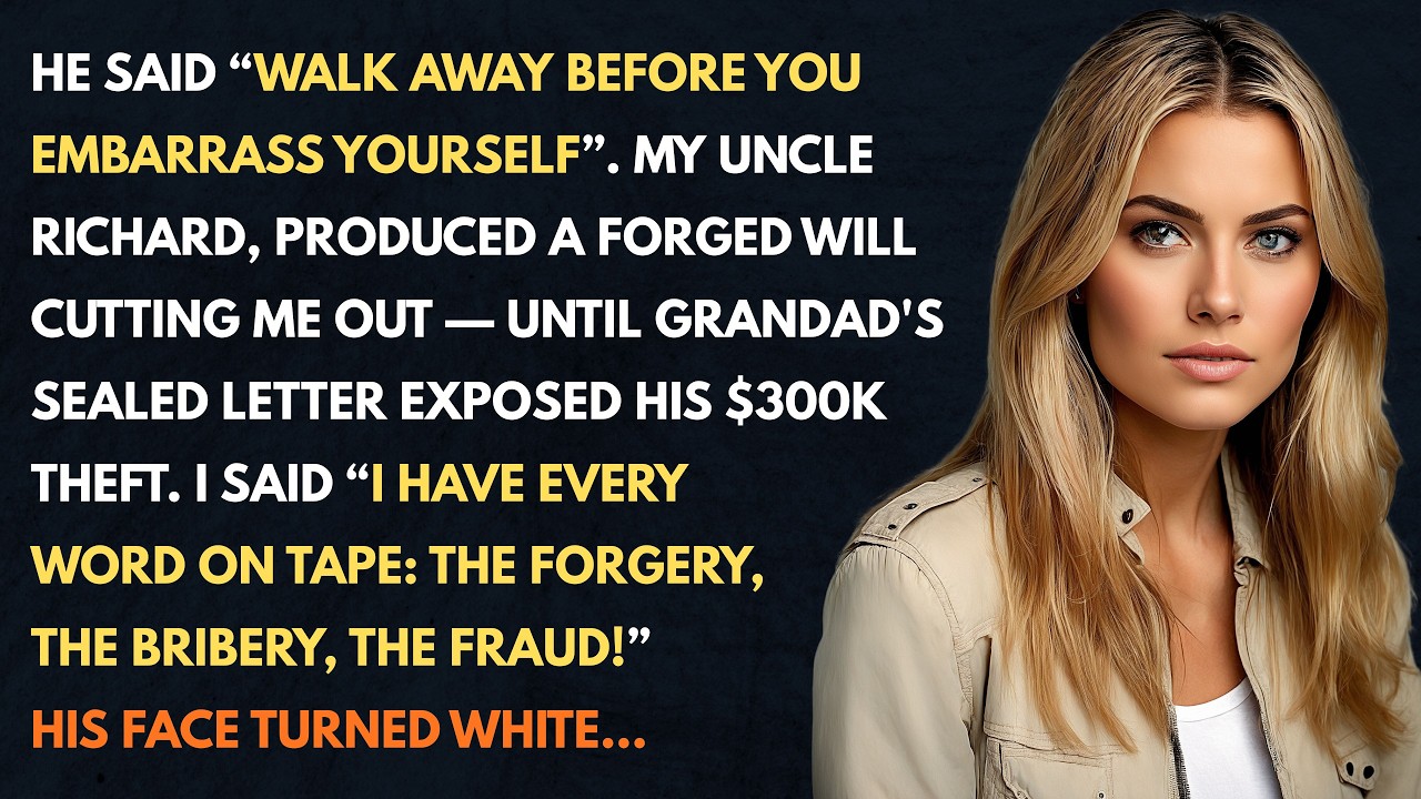 My Uncle Moved Into MY House — Until I Revealed Grandpa's Secret Plan