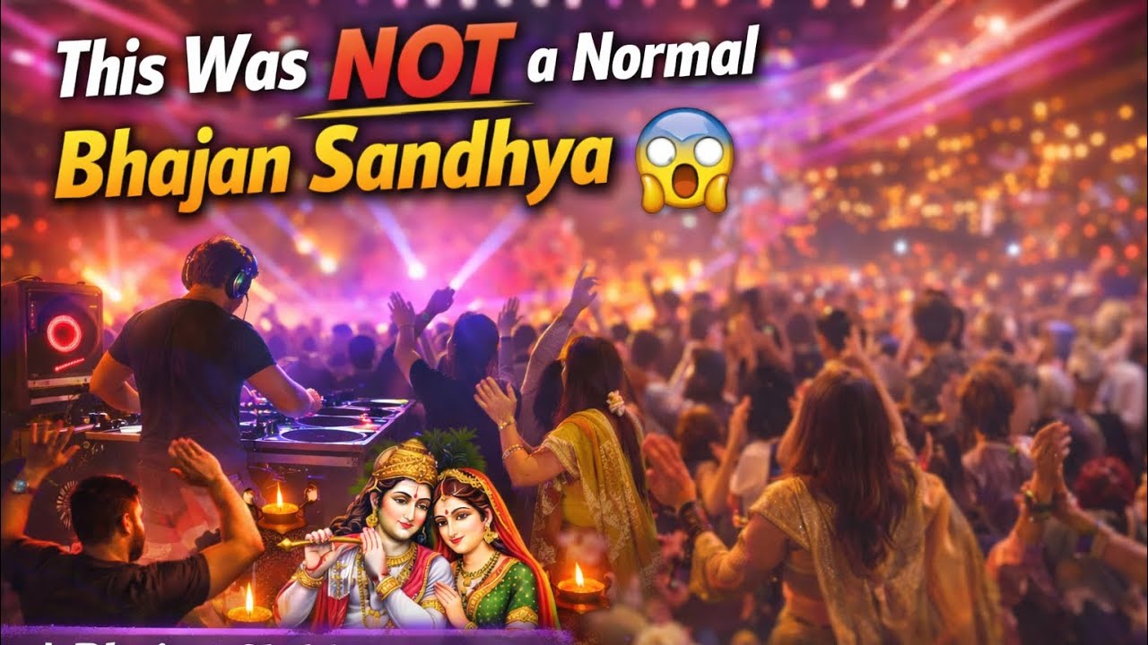 This Was NOT a Normal Bhajan Sandhya 😱 | Bhajan Clubbing Vlog #bhajan  #viral #explorepage #trending