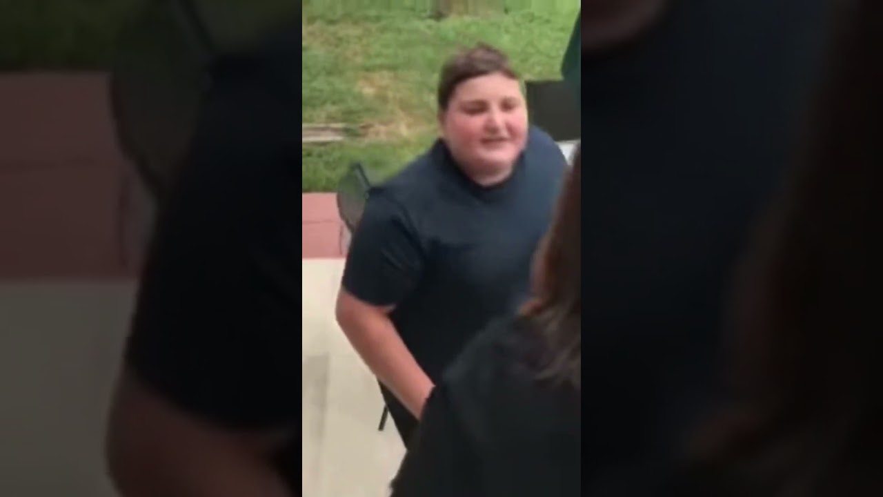 Kid smashes phone then throws it in pool to get a new one.