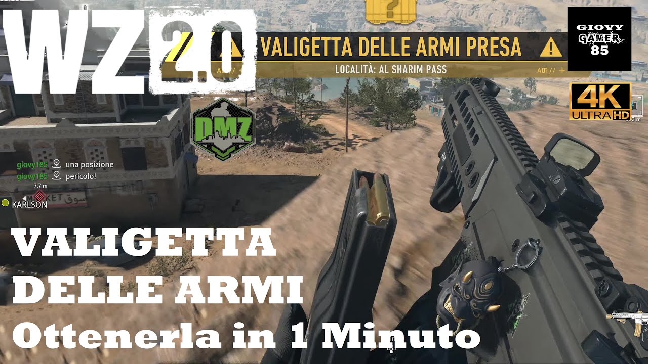 Call Of Duty Warzone 2.0 DMZ - VALIGETTA DELLE ARMI  - Ottenerla  in un minuto -missione commando
