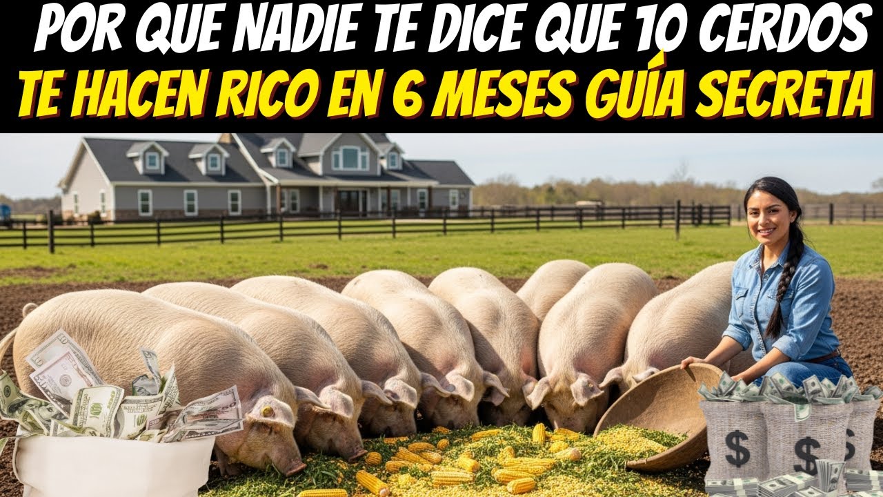 por que NADIE Te Dice Que 10 cerdos de engorde Te Hacen RICO En 6 Meses Guía Secreta