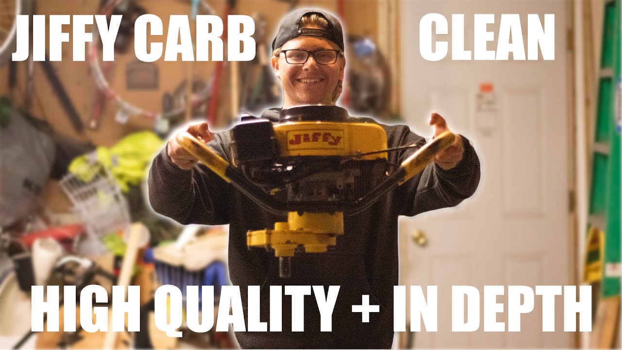 How To Clean A Jiffy 30 Auger 3.0hp Carburetor (DISASSEMBLY/CLEANING/REASSEMBLY)