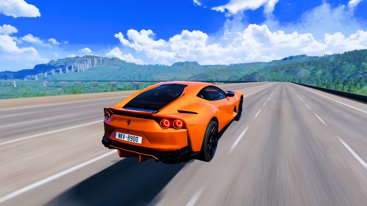 Full Throttle INSANE Long Downhill Mayhem! | BeamNG.drive Epic Crashes & Speed Test #05