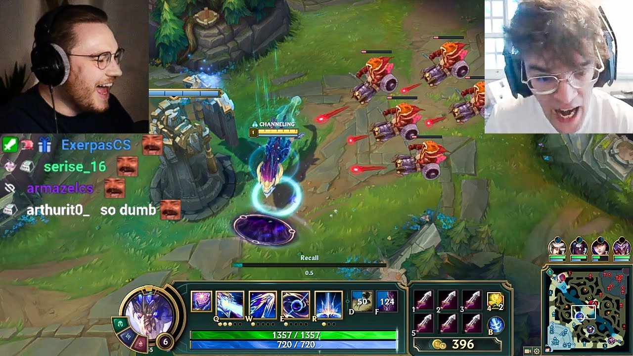 challenger player has a meltdown trying to coach ohnepixel