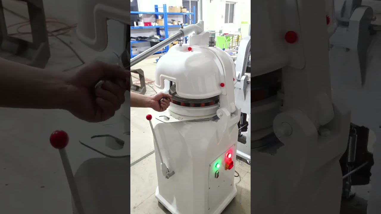 ZB-30S dough divider rounder working. How to process dough ball?