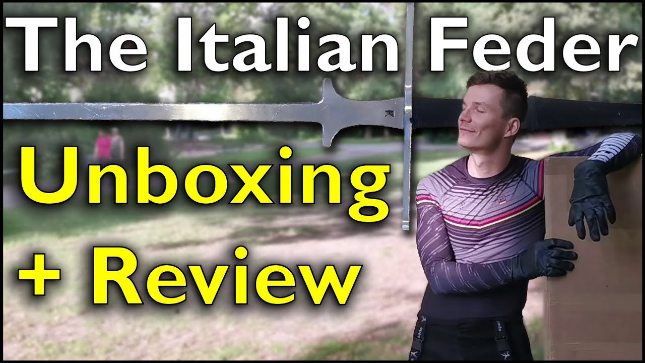 Italian Feder (Longsword Trainer) by Regenyei Armory - Unboxing & First Sparring & Initial Review