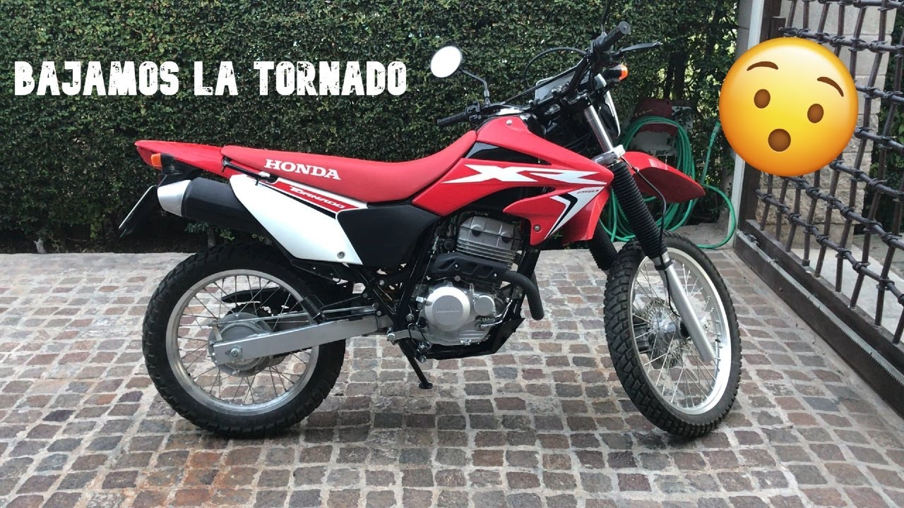 Como bajar una moto Honda Tornado 250 + Cubre carter