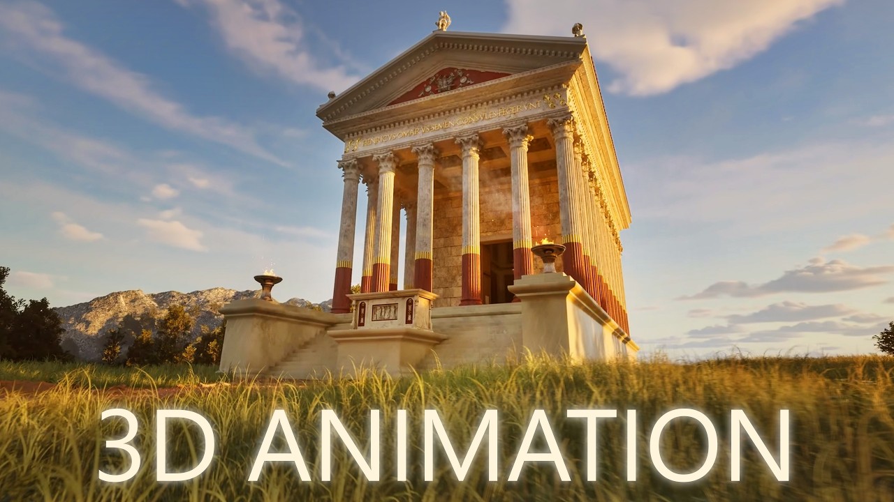 How did Roman Temples work?? - 3D Animation