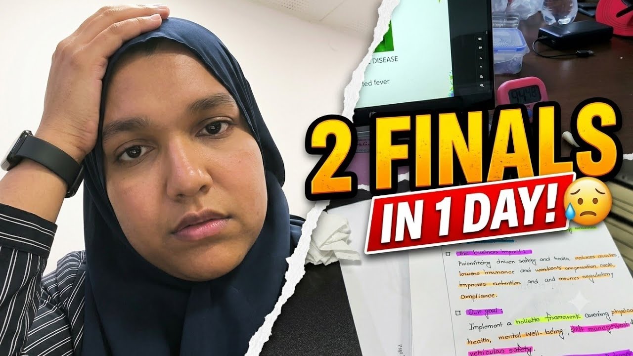 59 Hours Before University Finals 📚 (procrastination, severe cramming & post-exam review)