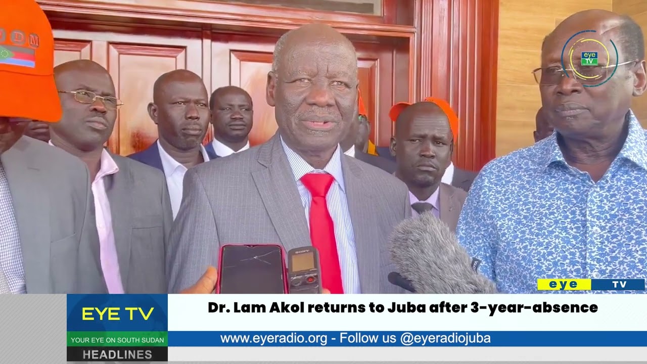 Dr  Lam Akol returns to Juba after 3 year absence