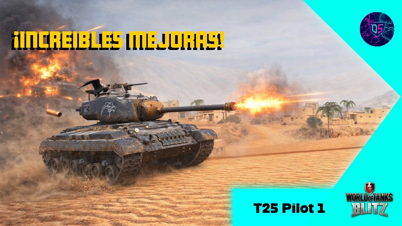 ¡El T25 Pilot ahora es buenisimo! | WoT Blitz en Español
