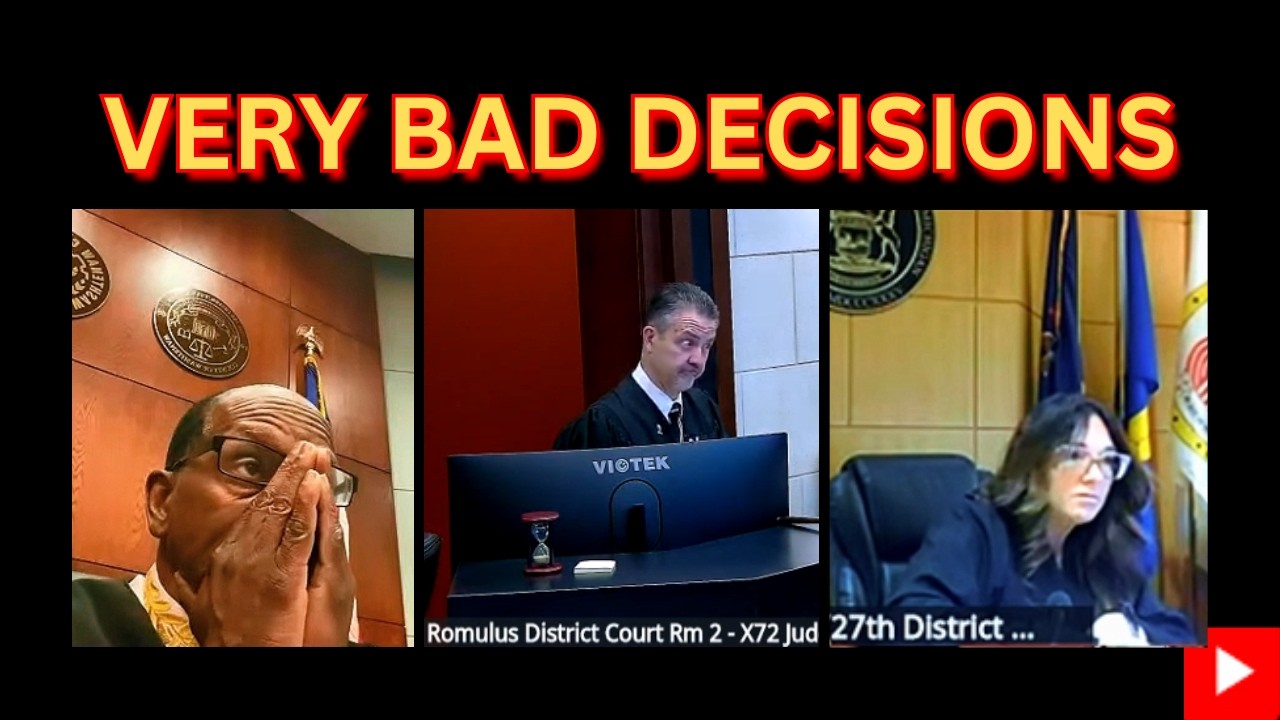 Defendants Making TERRIBLE Life Choices and Meeting a Judge