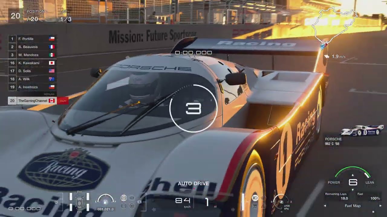 Porsche 962 C '88 | Nürburgring Endurance | Gran Turismo 7 | 25:10.776 | Gameplay