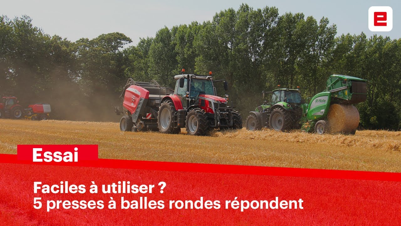 Faciles &agrave; utiliser ? 5 presses &agrave; balles rondes r&eacute;pondent