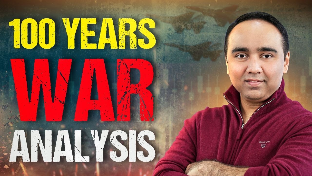 War Hone Par Stock Market Mein Kya Hota Hai? | 100 Years War Analysis to Find the Market Bottom