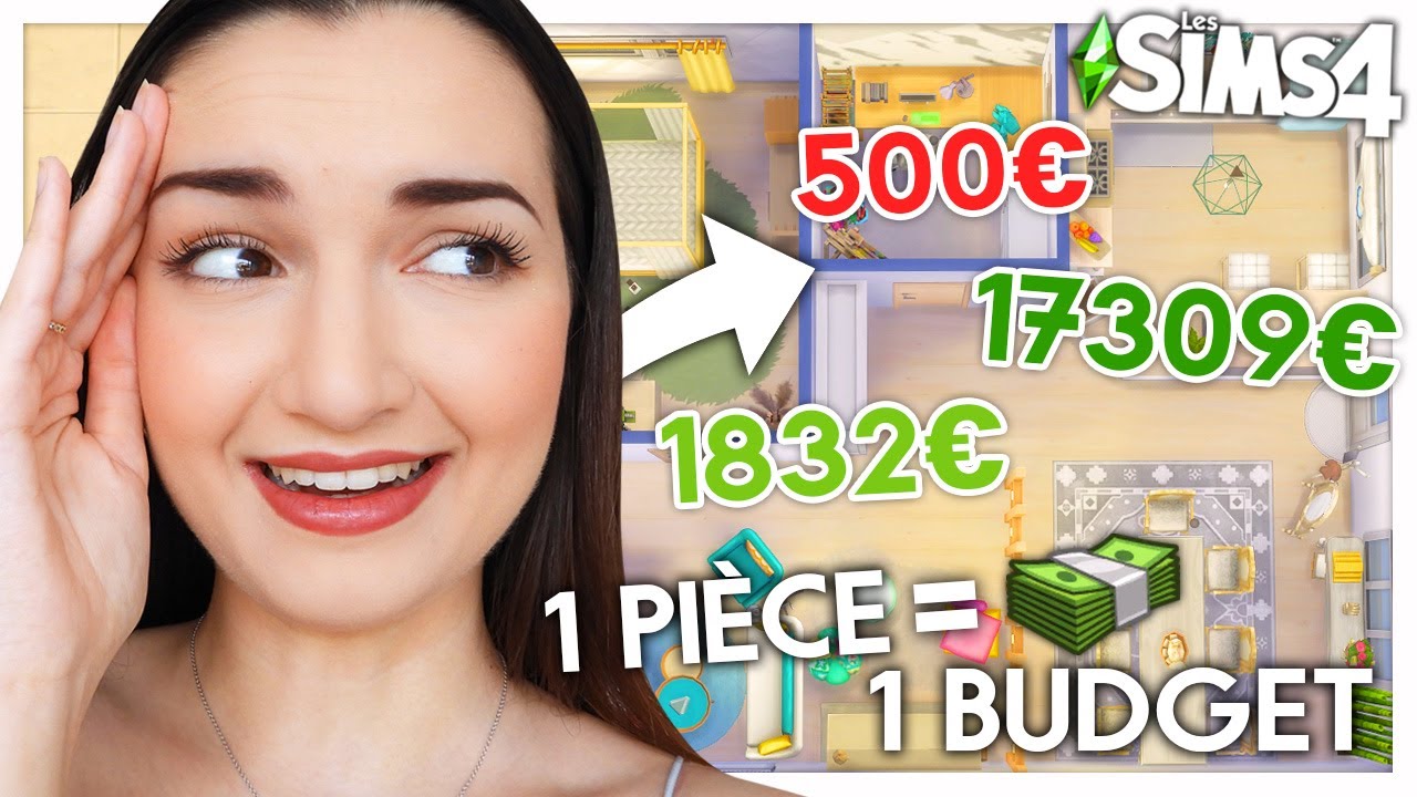 1 pièce = 1 budget (Siri décide de mon budget !) 😰 | Challenge Sims 4