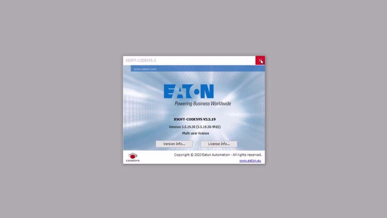 Upgrading the firmware of an Eaton modular controller XC-104/XC-20