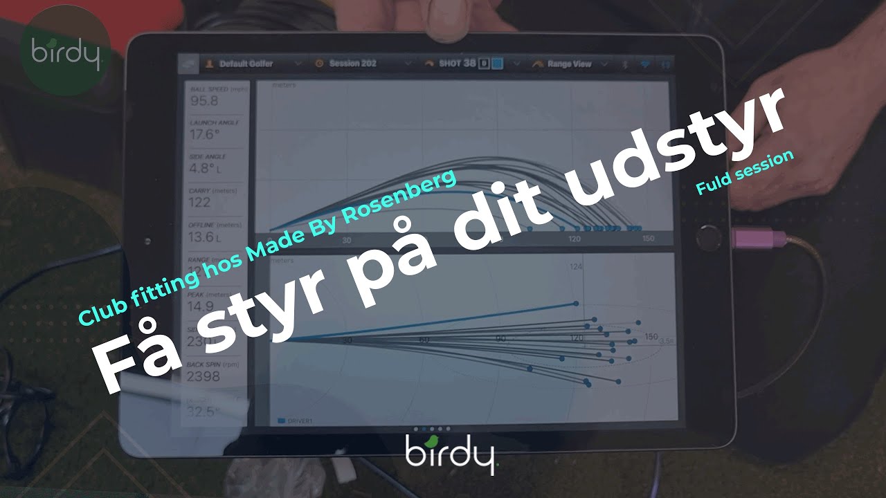 Få styr på dit udstyr | Club fitting hos Made By Rosenberg | Hele club fitting processen