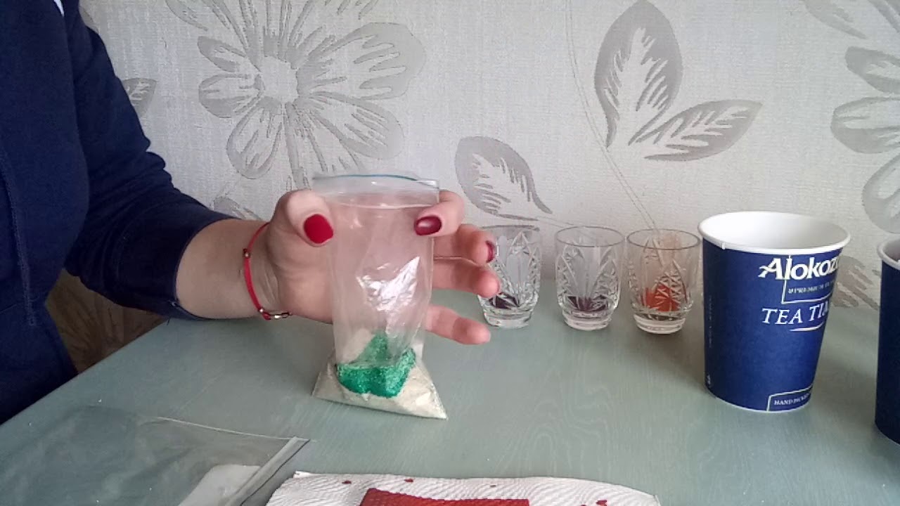 МК Тычинки/ Красим манку/DIY