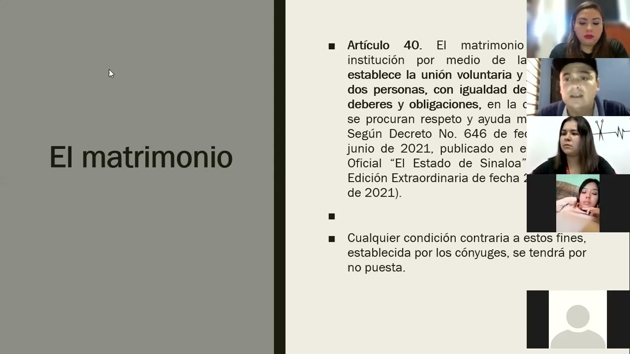Curso remedial de la asignatura de derecho familiar sesión 2