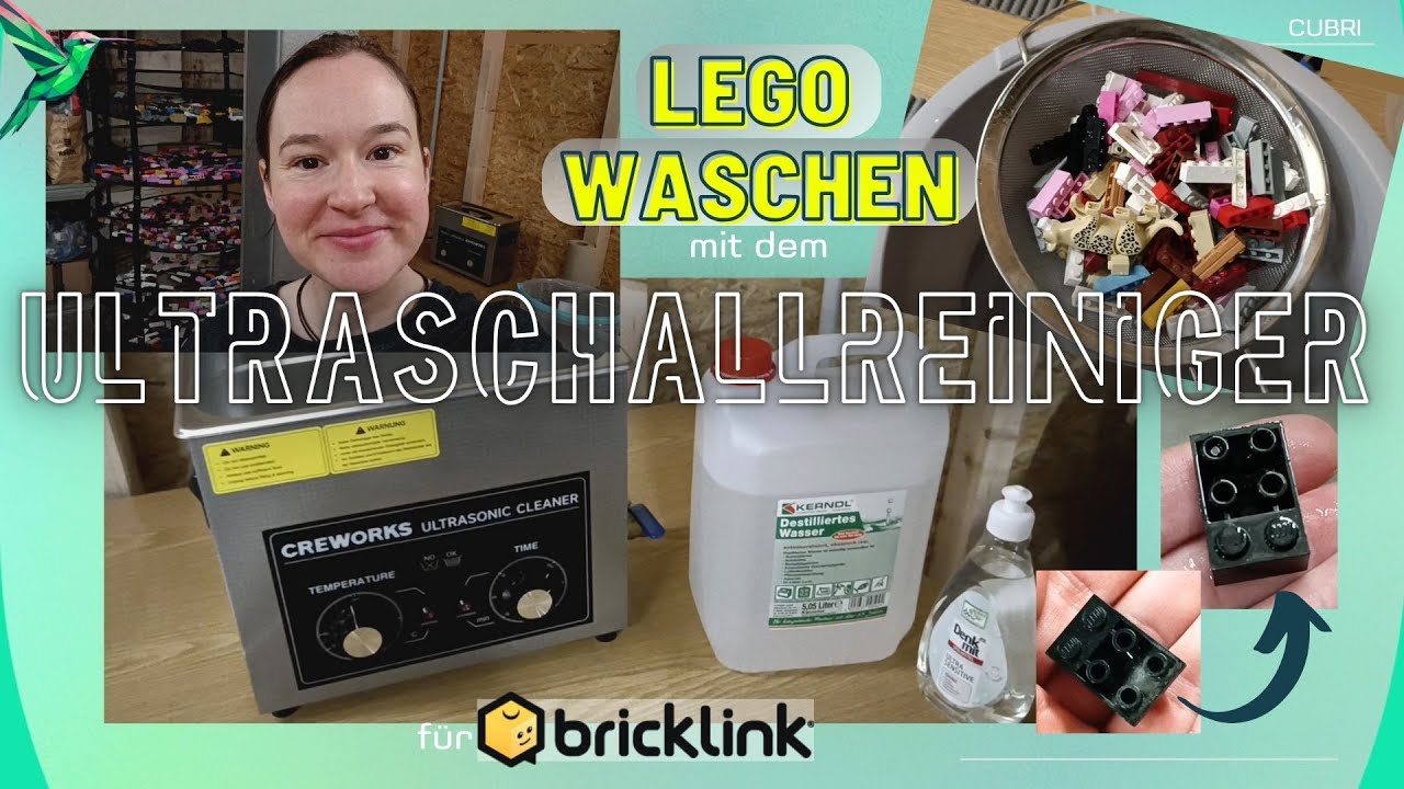 How To: LEGO WASCHEN 🧼 mit Ultraschallreiniger - was ist alles möglich? ✔️ Dos & Don'ts ❌