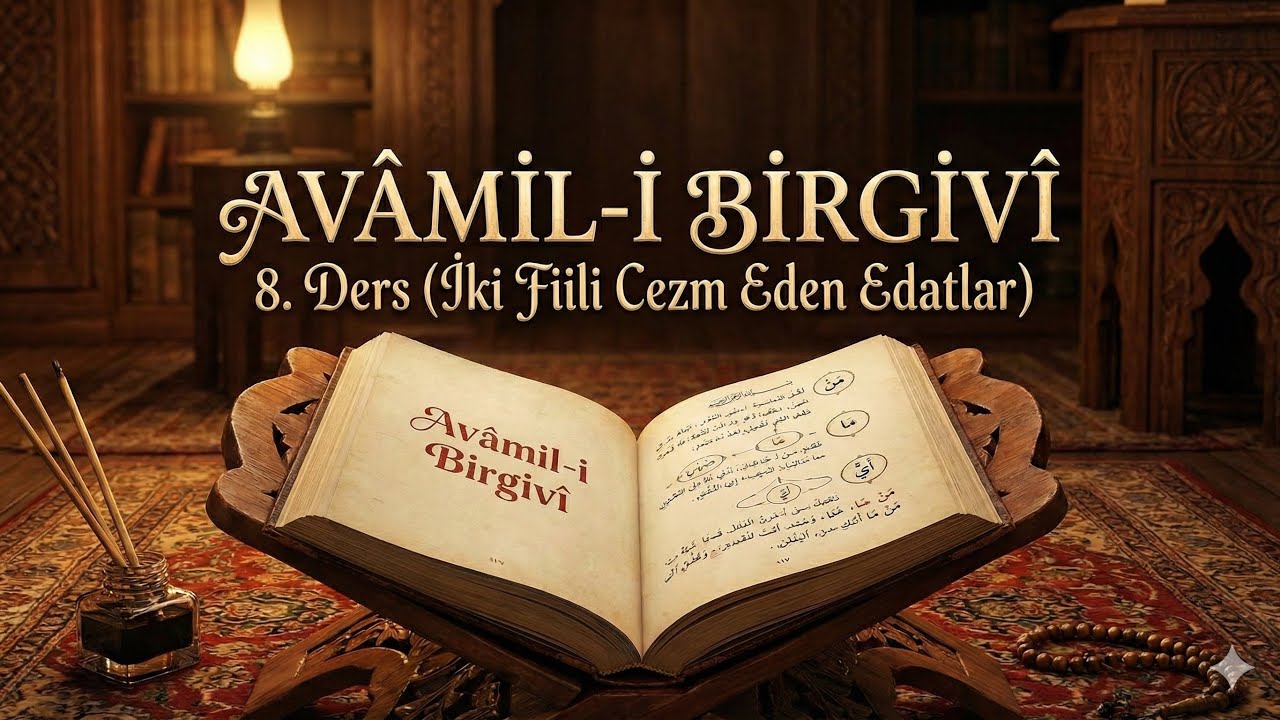 8. Ders - Avamil-i Birgivi (İki Fiili Cezm Eden Edatlar)