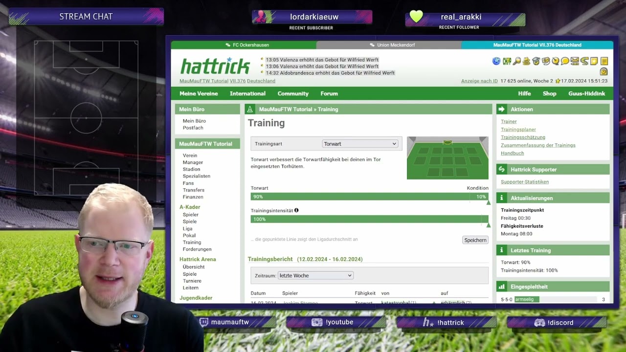 Hattrick Tutorial Part 03 - Trainees kaufen