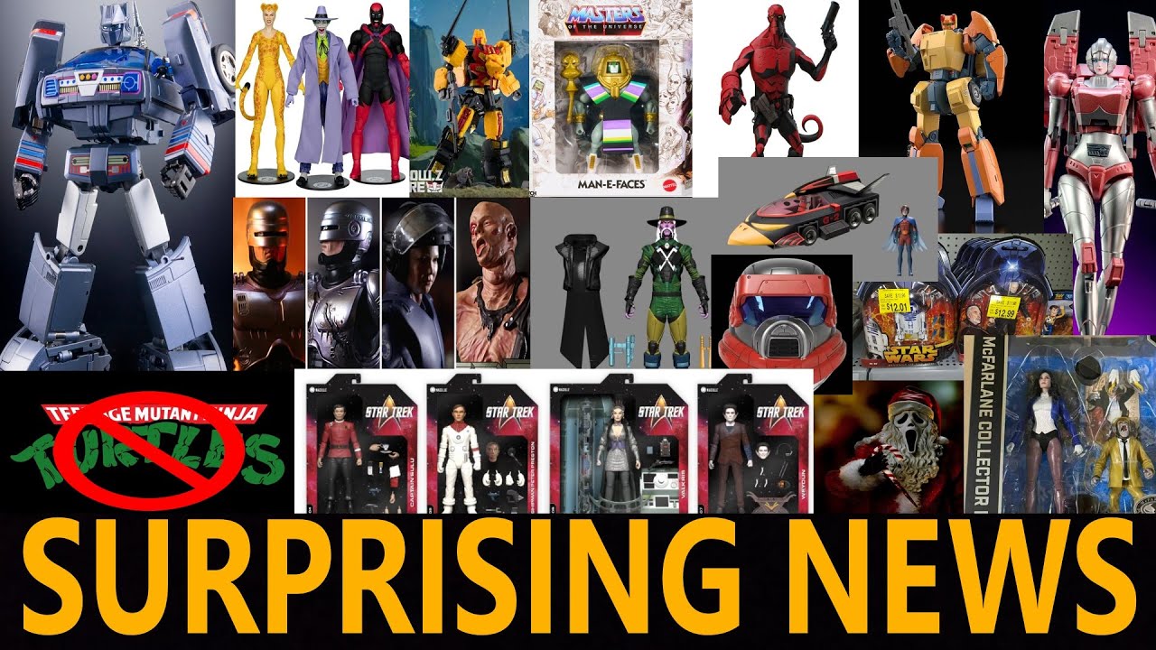 WEEKLY NEWS 12/28/25: STAR TREK WARS, MOTU, ROBOCOP, BRAVESTARR MASK BATMAN, TMNT, ROCKY TRANSFORMER
