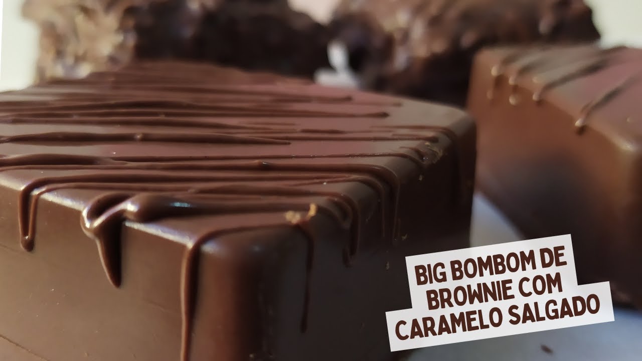 BIG BOMBOM de BROWNIE COM CARAMELO SALGADO!