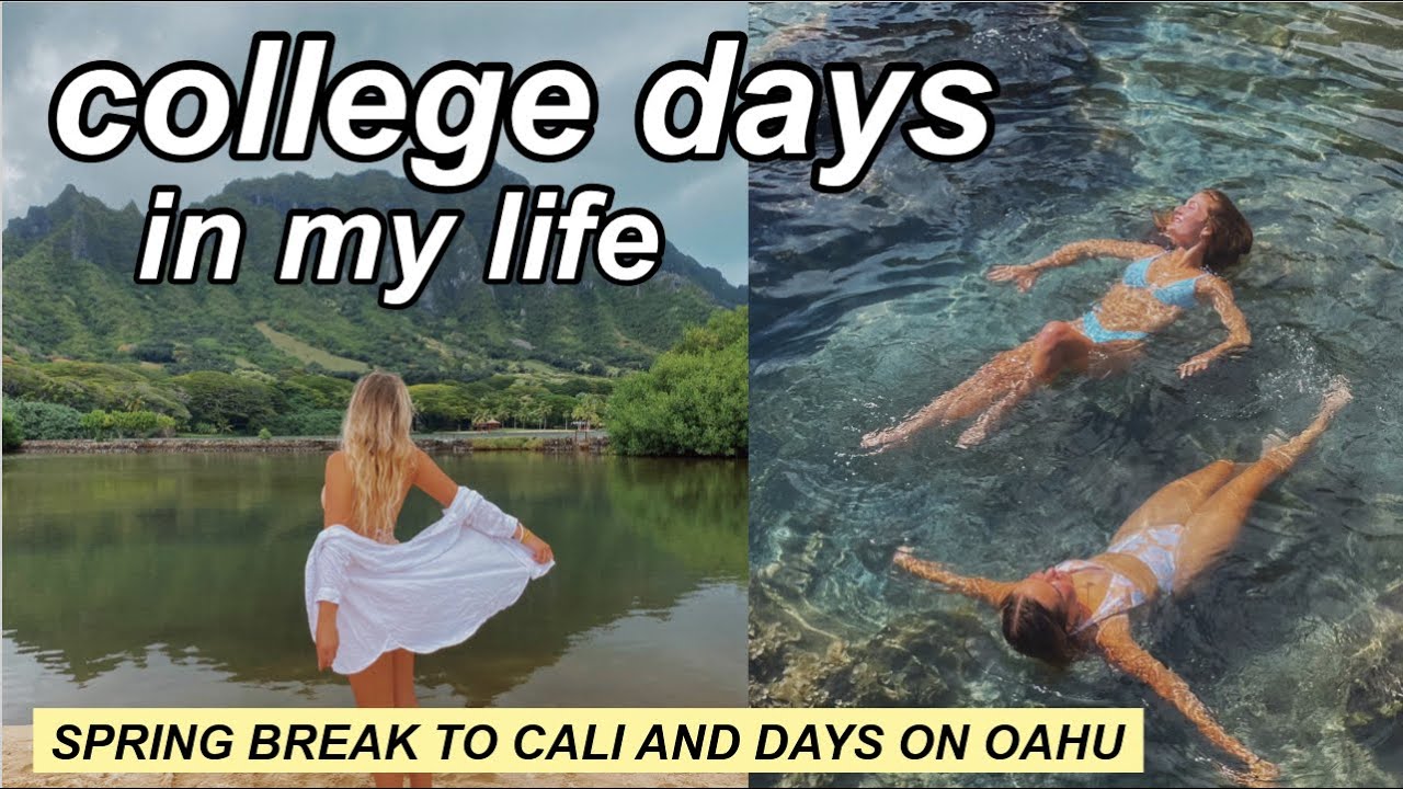 COLLEGE VLOG | spring break, trips to cali, tide pools, + more